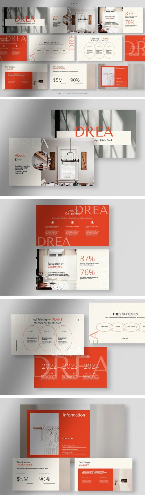 Drea - Creative Campaign Presentation Pitch Deck