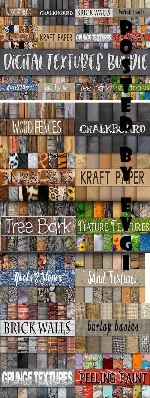 Digital Textures Bundle - 180 Papers - 2518398