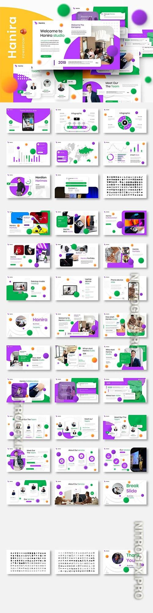 Hanira – Business Powerpoint, Keynote and Google Slides Template