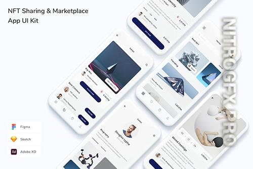 NFT Sharing & Marketplace App UI Kit