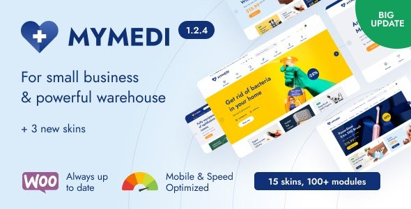 ThemeForest - MyMedi v1.2.4 - Responsive WooCommerce WordPress Theme - 29160146