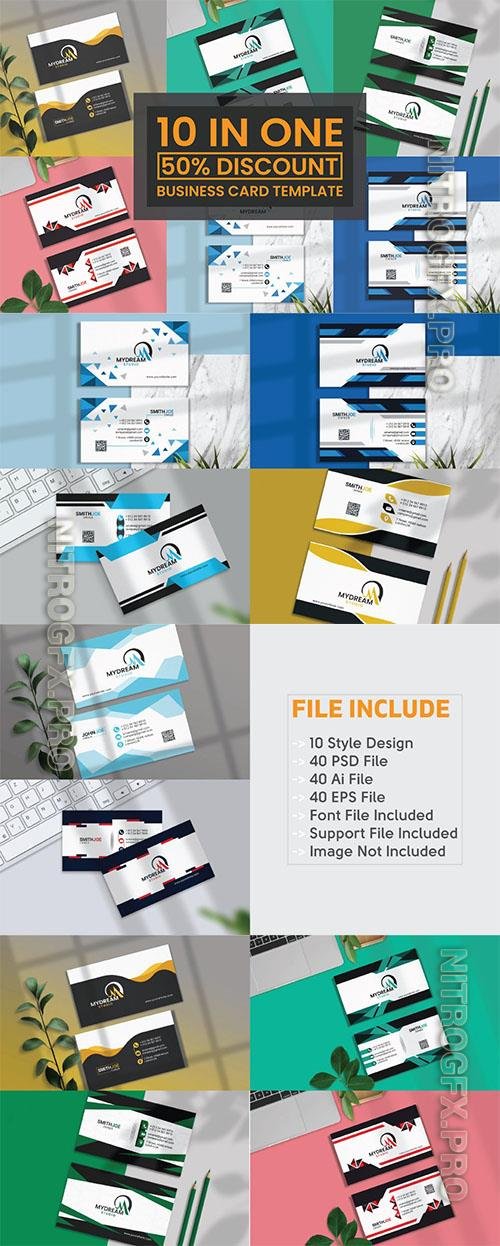 Creative Business Card Design Bundle Vol8 Corporate Identity