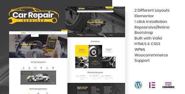 ThemeForest - Car Repair v5.0 - Services & Auto Mechanic WordPress Theme + RTL - 19823557 - NULLED