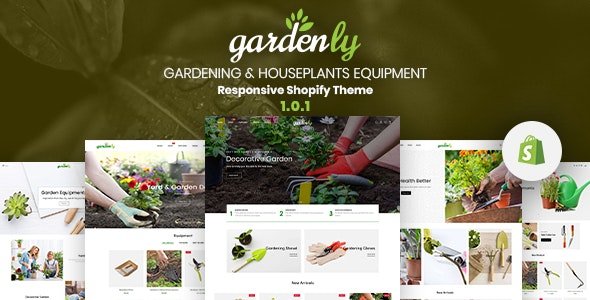 ThemeForest - Gardenly v1.0.1 - Gardening & Houseplants Equipment Responsive Shopify Theme - 27242026