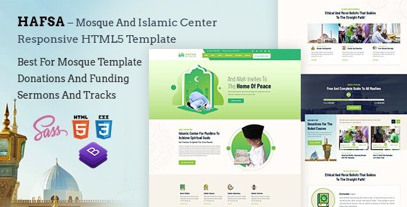 ThemeForest - Hafsa v1.0 - Islamic Center Responsive HTML5 Template - 31150656