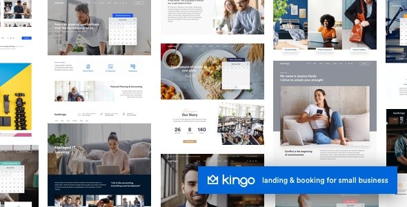 ThemeForest - Kingo v2.4.1 - Booking WordPress for Small Business - 23385668 - NULLED