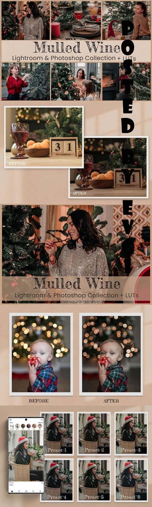 Mulled Wine Lightroom Photoshop LUTs - 6577444