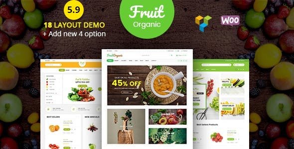ThemeForest - Food Fruit v5.9.0 - Organic Farm, Natural RTL Responsive WooCommerce WordPress Theme - 19858481