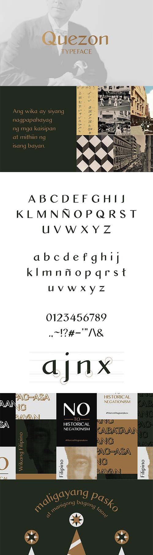 Quezon Sans Typeface