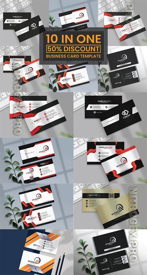 Creative Business Card Design Bundle Vol5 Corporate Identity o181628