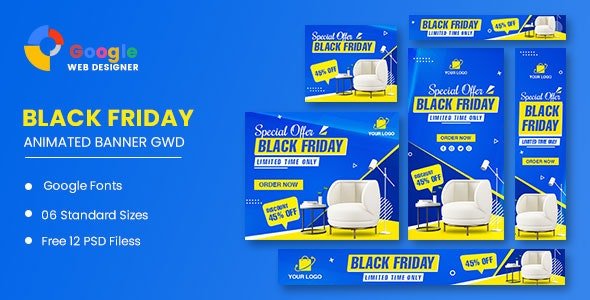 CodeCanyon - Black Friday Sofa HTML5 Banner Ads GWD v1.0 - 34268185