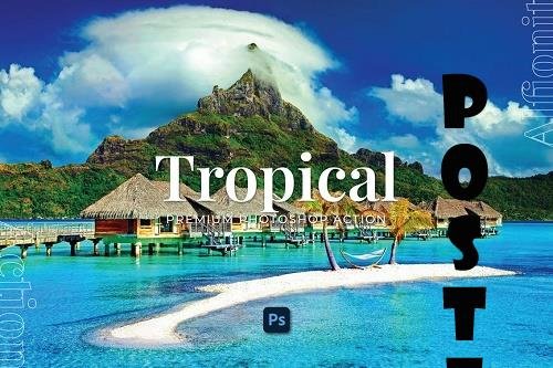 Tropical Photoshop Action - CLH8HMJ
