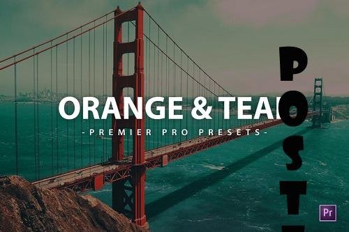 Orange & Teal Premier Pro Video Presets - QEKKR72
