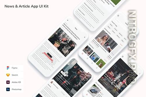 News & Article App UI Kit