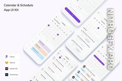 Calendar & Schedule App UI Kit