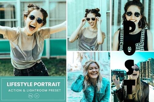 LifeStyle Portrait Action & Lightrom Presets