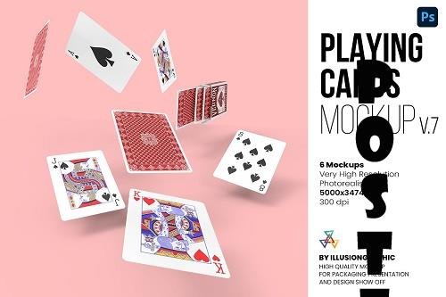Playing Cards Mockup v.7 - 6 views - 6465703