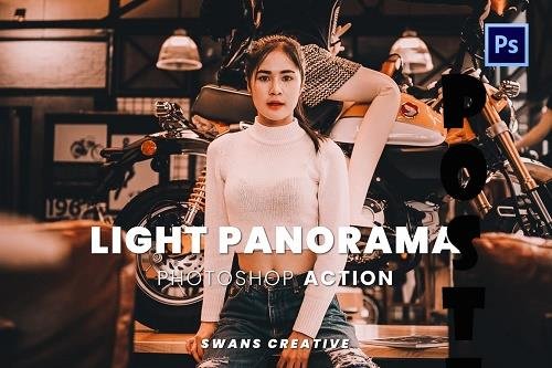 Light Panorama Photoshop Action