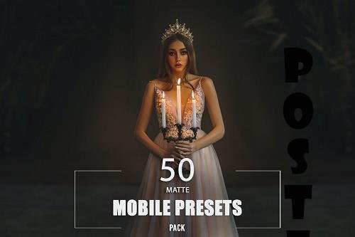 50 Matte Mobile Presets Pack