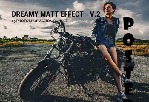 Dreamy Matt Effect V-2 PS Action Bundle