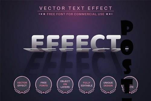 Paper Shadow - Editable Text Effect - 6625183