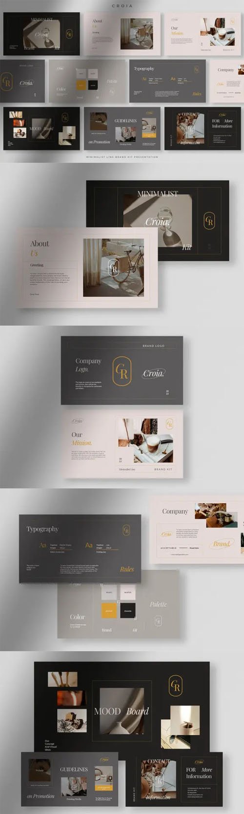 Croia - Brand Kit PowerPoint Presentation