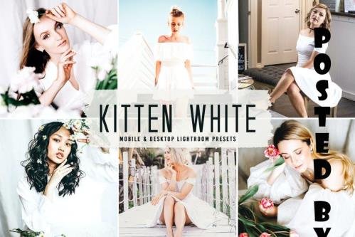 Kitten White Mobile & Desktop Lightroom Presets