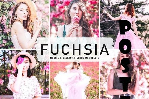 Fuchsia Mobile & Desktop Lightroom Presets