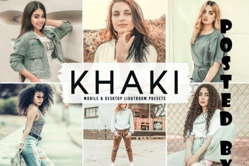 Khaki Mobile & Desktop Lightroom Presets