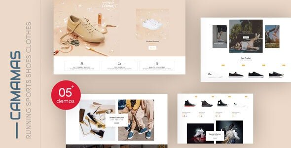 ThemeForest - Camamas v1.0.0 - Running Sports Shoes Clothes Shopify Theme - 29588009
