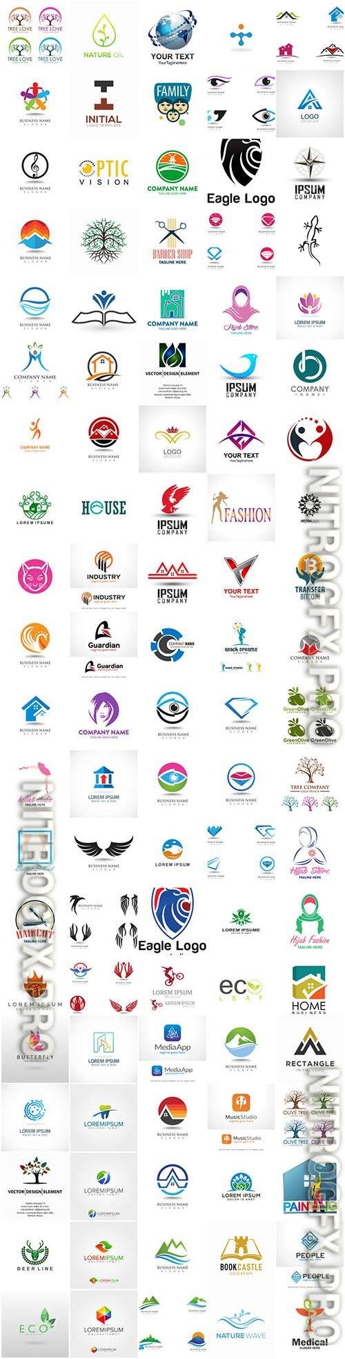 100 Bundle logo  vector design vol 8