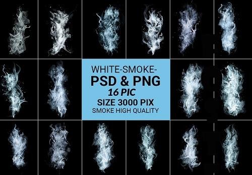 White Smoke Transparent PNG & PSD - 6190820