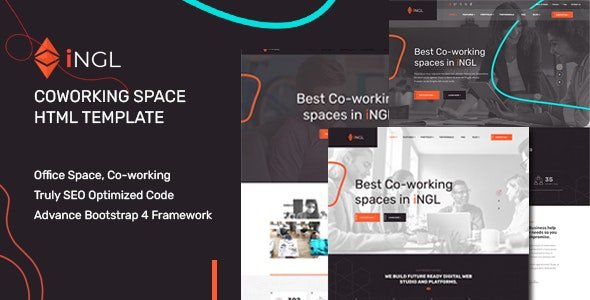 ThemeForest - Ingl v1.0 - Coworking Spaces HTML Template - 34229332