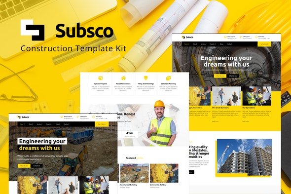 ThemeForest - Subsco v2.0.0 - Construction Elementor Template Kit - 28206999