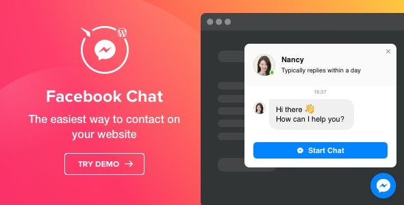 CodeCanyon - Facebook Chat v1.2.1 - Facebook Messenger for WordPress - 23878195