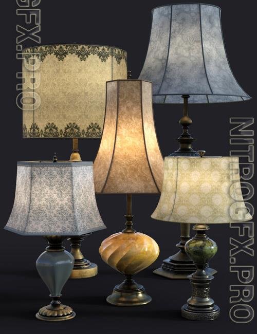 B E T T Y  Vintage Decor 03 Table Lamps