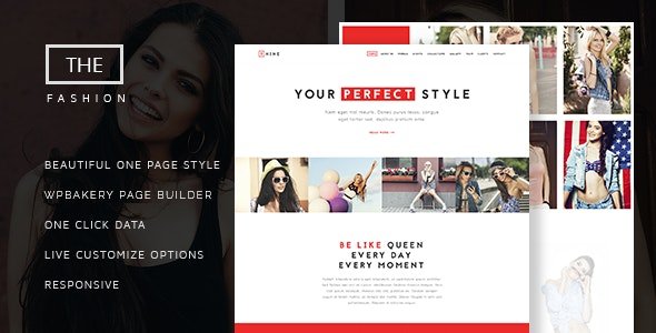 ThemeForest - The Fashion v1.4.4 - Model Agency One Page Beauty Theme - 14032825