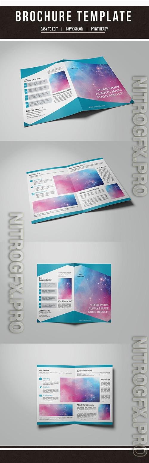 Business Brochure Layout with Blue Accents 199626791