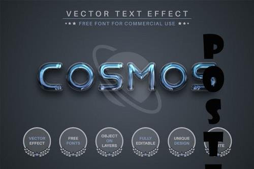 Cosmos - Editable Text Effect