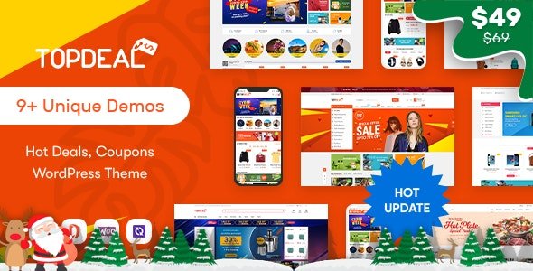 ThemeForest - TopDeal v2.3.0 - Multi Vendor Marketplace Elementor WooCommerce WordPress Theme (Mobile Layouts Ready) - 20308469 - NULLED