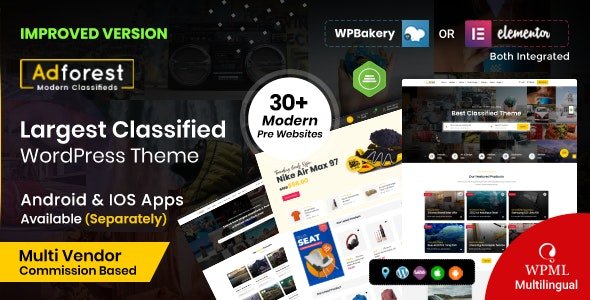 ThemeForest - AdForest v5.0 - Classified Ads WordPress Theme - 19481695 - NULLED