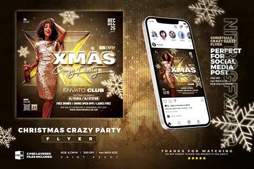 Xmas Party Flyer | Crazy Party