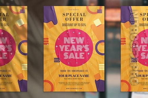 New Year Sale Promotion Flyer