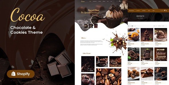 ThemeForest - Cocoa v1.0 - Shopify Chocolate Shop Theme - 29012301