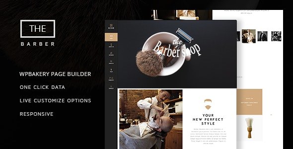 ThemeForest - The Barber Shop v1.9 - One Page Theme For Hair Salon - 13741313