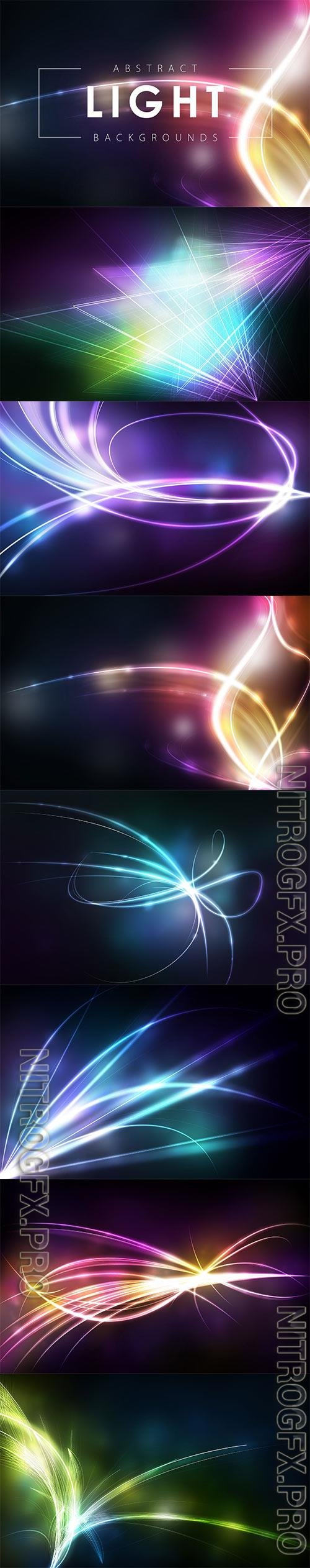 Abstract Dancing Light Backgrounds