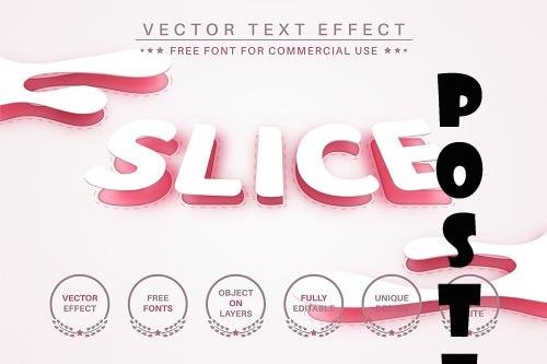 Slice Arc - Editable Text Effect - 6861248
