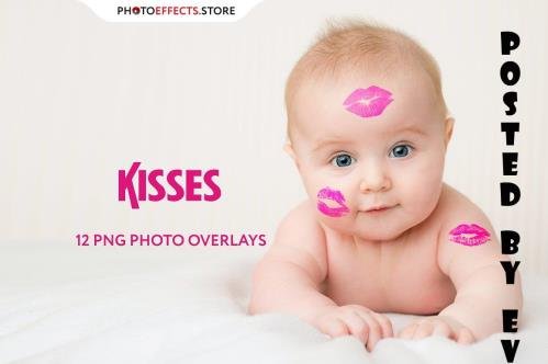 12 Kisses Photo Overlays - 6672786