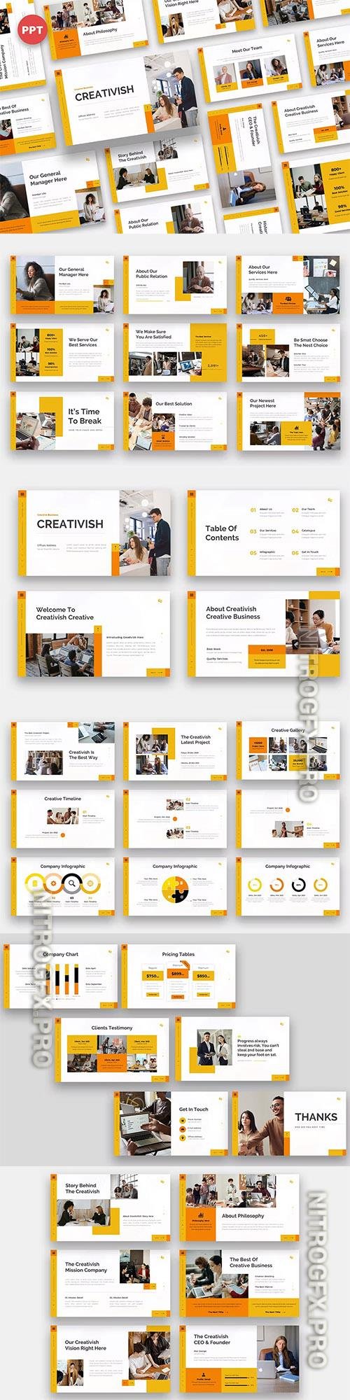 Creativish - Creative Business Powerpoint and Keynote Templates