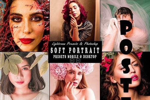 Soft Portrait Tone Photoshop Action & Lightrom Presets